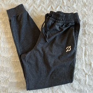 Peloton Size Small Unisex Heather Gray Joggers